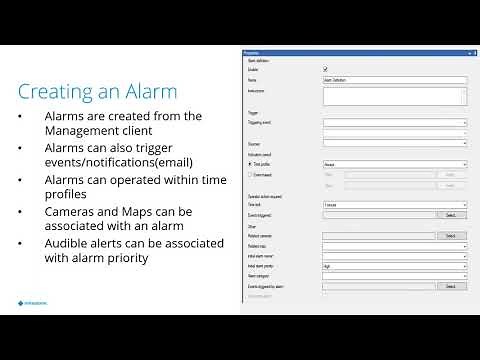 Alarms and Alarm Manager
