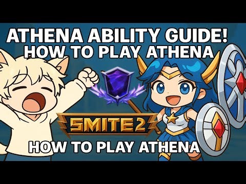 HOW TO PLAY ATHENA! ATHENA ABILITY GUIDE! - Smite 2 Obsidian Ranked Conquest