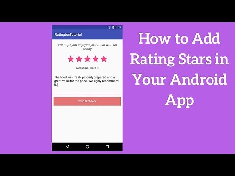 Android Ratingbar Example – Adding Rating Stars in Your App (Demo)
