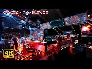 Spaceship Flight Ambience. Sci-Fi Ambiance for Sleep, Study, Relaxation