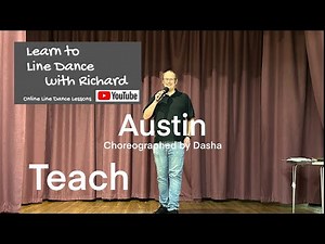 BEGINNER LINE DANCE LESSON 112 - Austin - Part 1 - Full Teach