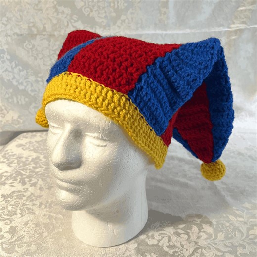 Crochet Two-point Jesters Hat Digital Pattern - Etsy