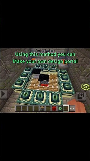 How to make custom end portal in minecraft