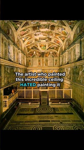 From Reluctance to Masterpiece: Michelangelo and the Sistine Chapel Ceiling #painting #arthistory