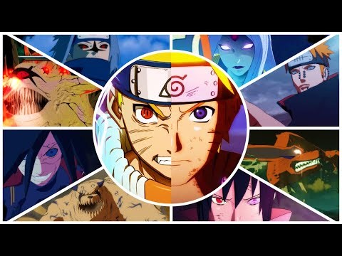 ALL BOSSES Naruto Ultimate Ninja STORM 1, 2, 3, 4 and Connections