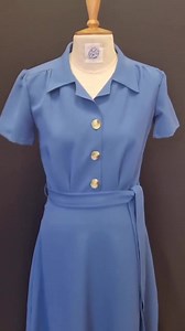 Forties Fans this one’s for you… just look at Our Shirt Dress and Starlet Dress in Petrol Blue 💙💙 . . . #40sfashion #shirtdress #prettyretro | Pretty Retro