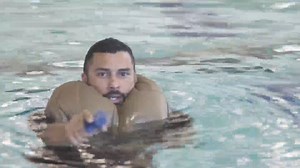 When you conduct law enforcement activities on the water, there is always a chance of ending up in the water. Tactical Water Survival Training prepares our agents to survive a variety of in-the-water situations. | CBP Air and Marine Operations