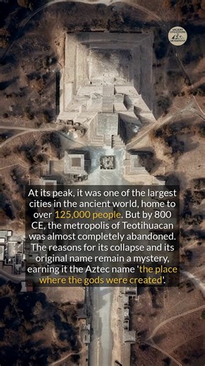 6.6K views · 79 reactions | The mysterious collapse of Teotihuacan, once one of the worlds largest ancient cities, still puzzles us. #ancienthistory #archaeology #didyouknow | Ancient Civilizations and Archaeology | Facebook