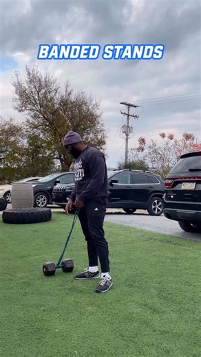 27K views · 1.3K reactions | Banded stands are a staple special strength exercises that we use with athletes who need to develop their stand mechanics Here is @sammweeks demonstrating how we setup a band for banded stands! #THROWSUNIVERSITY #GARAGESTRENGTH #FIREMEUP #SHOTPUT #DISCUS #DISCUSTHROW #HAMMER #HAMMERTHROW #JAVELIN #JAVELINTHROW #THROW #THROWERS #TRAINING #TRAININGTIPS #TIPS #SPORT #SPORTSSPECIFIC #SPECIFICITY #DRILLS #SPORTDRILL #TRACKANDFIELD #NCAA | Throws University | Facebook