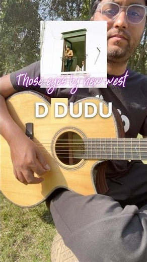 Anyone can play this on guitar | those eyes - new west Guitar lesson