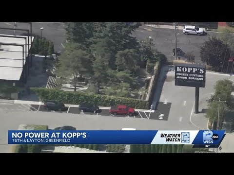 Greenfield Kopp's closes temporarily due to strong winds, power outage