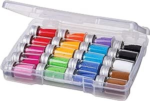 ArtBin 6946AB Photo & Craft Organizer 4" x 6" Box, [1] Plastic Storage Case, Clear