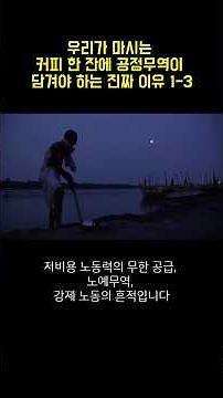 [공정무역의 이해] 1탄 우리가 마시는 커피 한 잔에 공정무역이 담겨야 하는 진짜 이유 1-3