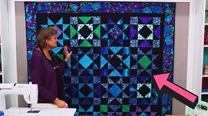 Forest Light Quilt Using 10-Inch Squares