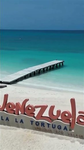 Stunning Venezuela Sea Beach View | Relaxing Ocean Waves & Scenic Paradise