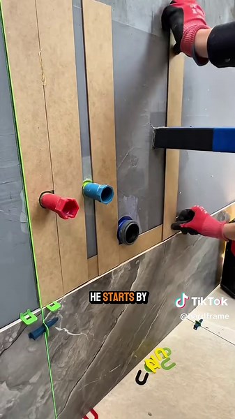 Why Don’t American Builders Use This Genius Tile Trick #construction #build #diy