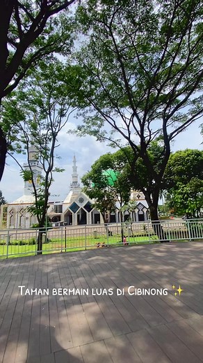 Luas dan cakep banget 😍 HTM Free , Semoga keberihannya selalu terjaga ✨ #fyp #park #kidsfriendly #cibinong