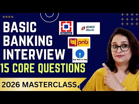 Bank Interview Questions & Answers for Freshers in 2026 ✅| Private & Public Bank Interview Questions