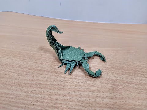 Origami Scorpion - How To Make Paper Scorpion Step By Step