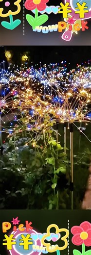 Illuminate Your Yard with Solar LED Firework Lights
