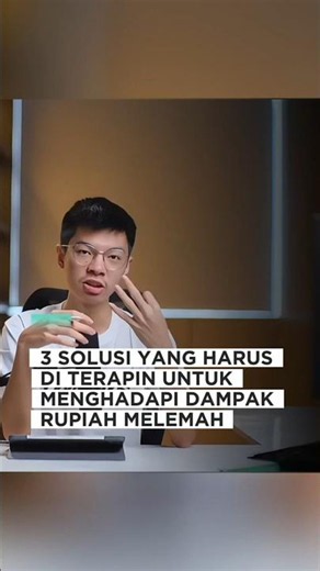 3 solusi menghadapi krisis ekonomi #kontencom #kontencomxsulianto
