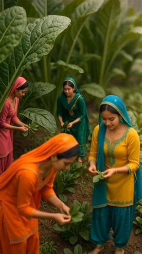 Choti si Cooking, bda swad-Mini Saag Special #desiswad#ai#VillageCooking #Saagrecipe #food