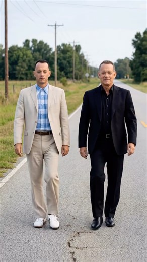 (Insert): dial up sound effect on Instagram: "Then & Now: Forrest Gump 🤩❤️ Visuals by @junkboxai"