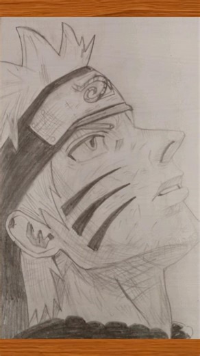 Naruto Uzumaki Pencil Sketch | Anime Drawing | Star Art Academy#shorts
