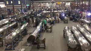 1.6K views · 46 reactions | Pontoon construction never stops, even when it’s snowing outside. | Avalon Pontoons | Facebook