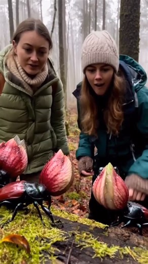 Oleg Pars | Kinetic Fields on Instagram: "Field Notes: January 03, 2025 Location: Białowieża Forest, Poland ⠀⠀⠀⠀⠀⠀⠀⠀⠀⠀⠀⠀⠀ Encounter Summary: There is an old Polish proverb here that says, «The forest wears its jewelry on the inside,» implying that true beauty is hidden beneath the bark and rot. I never gave it much thought until today, when I stumbled upon a scene that brought the saying to life. I found two hikers crouching over a mossy log, their faces pale with cold but lit up with absolute w
