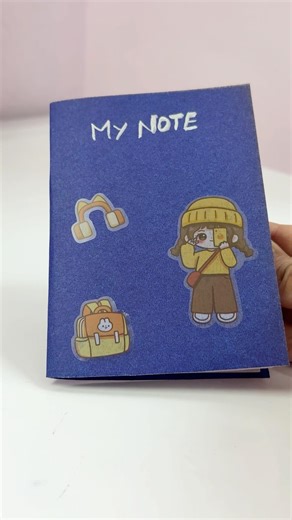 mini notebook തന്നെ വേണം 😍 #craft #diy #shorts