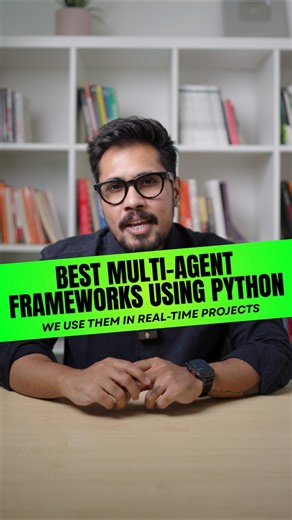 🚀 Best Multi-Agent Frameworks Using Python.