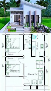 569K views · 2.9K reactions |  2 bedrooms Small house plan inspiration ideas. #smallhouse #houseplans #homeinspo #architecture #housegoals  #dreamhouse ℂ핋핋핆 | Dream House | Facebook