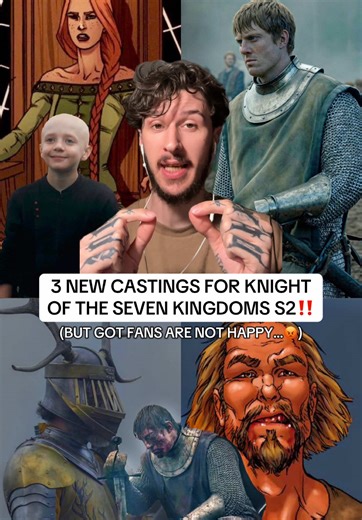 NEW CAST FOR KNIGHT OF THE SEVEN KINGDOMS!! #knightofthesevenkingdoms #gameofthrones #movies #fyp #whattowatch