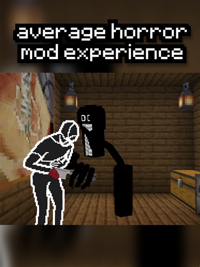 this is every minecraft horror mod nowadays 💀 #minecraft #animation #fyp