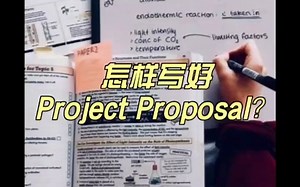 怎样写好Project Proposal？