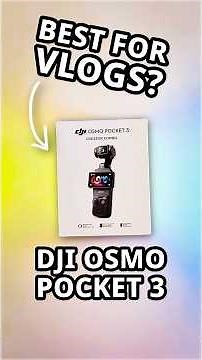 DJI Osmo Pocket 3: Worth it in 2026? #dji #osmopocket3