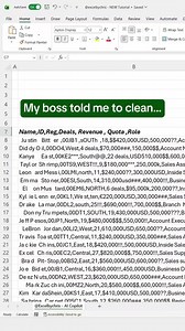 In this tutorial you'll learn how to clean and split CSV data in Excel using Copilot! #excel #spreadsheet #corporate
