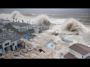EXTREME Chaos Hits Ecuador Today! Crucita Resort Destroying Giant Tsunami-Like Waves