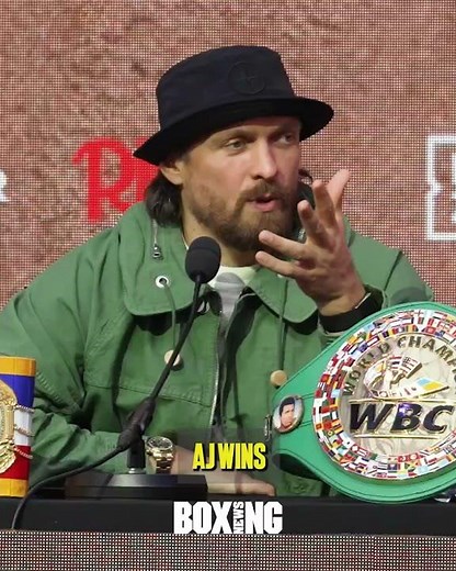 Oleksandr Usyk Makes Tyson Fury vs Anthony Joshua Pick