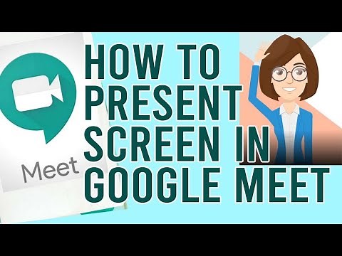 How to present screen in google meet