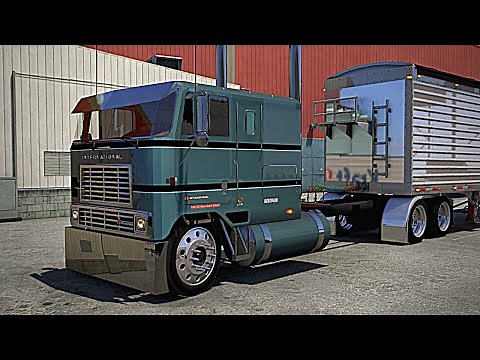 International 9600 Cabover - Big Detroit 60 Series Power (ATS American Truck Simulator Gameplay)