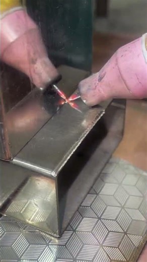 Economy model cold welding machine for full inner corner welding