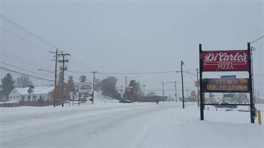 Conditions throughout the Ohio Valley remain treacherous as the snow continues to fall. This is a look at Wintersville/Steubenville area. | WTOV NEWS9
