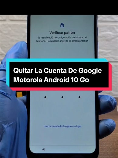 Quitar La Cuenta De Google en Motorola Android 10 Go