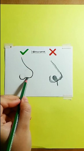 How to Draw a Nose Tutorial 🎨✏️ Easy Step-by-Step Guide
