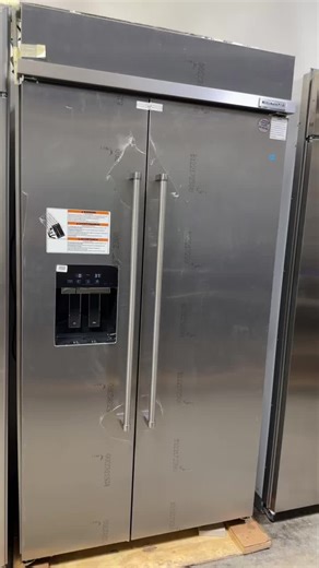 KitchenAid 42” side-by-side built-in stainless steel refrigerator with ice, and water dispenser brand new never used never installed 2024 model Appliance Land (770)401–2630 Janet Marks Hours of operation Monday-Saturday 9 AM-7 PM 🙏🏻closed on Sunday🙏🏻 ❌by appointment only!❌ Here at Appliance Land , we specialize in high-end appliances at budget friendly prices$😁 We have open box,new,used, scratch and dent We have everything you need to build your dream kitchen •Built in refrigerators All siz