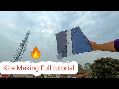 Kite Making Full tutorial | How to make Kite at Home |