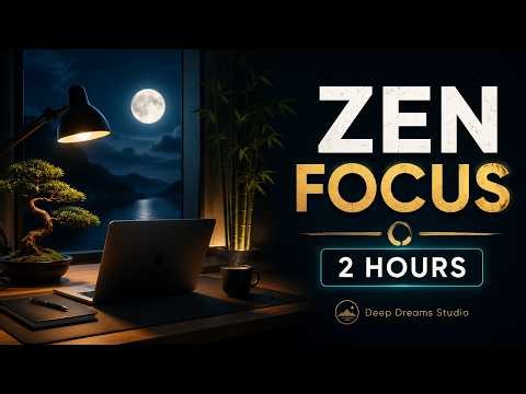 Zen Focus Music for Deep Work 🧠 2 Hours of Calm Productivity & Concentration