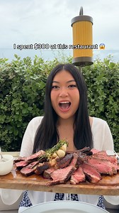 Is this $300 meal worth it? 😱🥩🦞✨ #girafe #paris #food #parisfood #france #steak #seafood #france #girafeparis 📍La Suite Girafe, Paris 🇫🇷 | biteswithlily